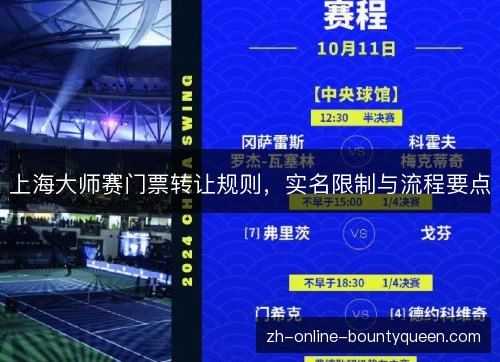 上海大师赛门票转让规则,实名限制与流程要点 上海大师赛门票转让规则,实名限制与流程要点